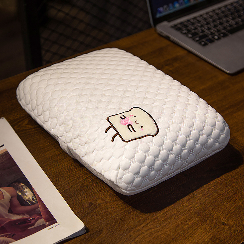 Almohada para Siesta de Escritorio de Tela Fresca Transpirable Ergónomica para Oficina y Estudiantes image 12