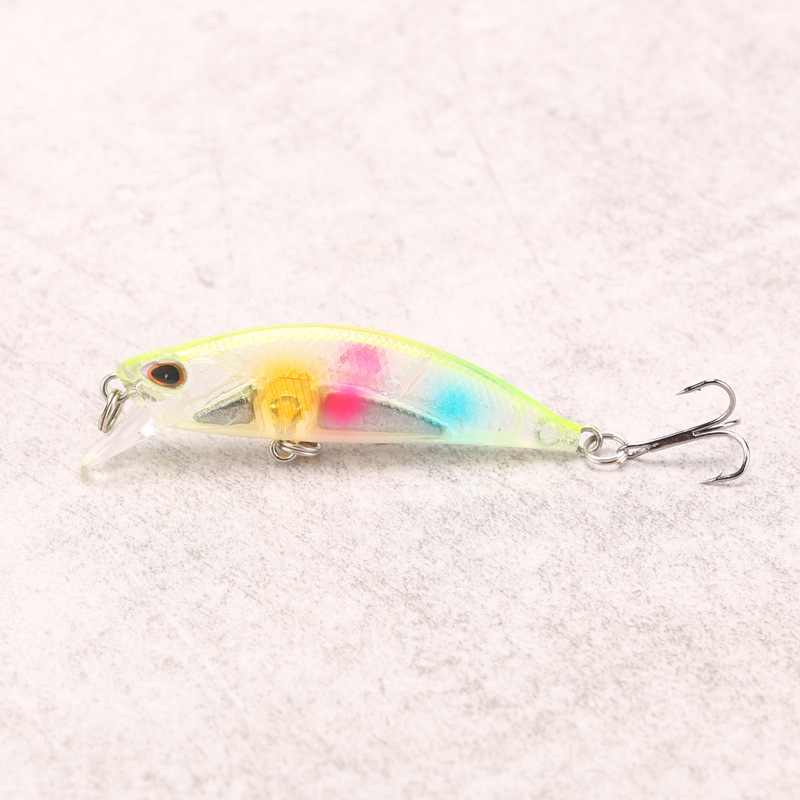 Robo de tumbas, cebo Minoluya, sumergido de larga distancia, micro objetos, lápiz, cebo falso, pesca, perca, perca de mar, agua de mar pálida