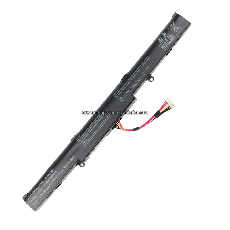For ASUS A41N1501 K450J K450V X751L VM590Z VM580D laptop battery