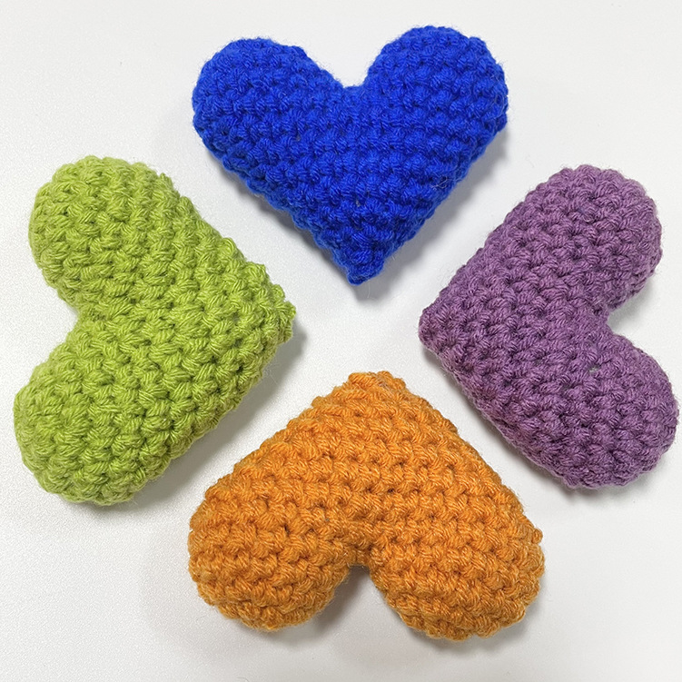 30g Weight Bag Pendant, Keychain Classification 1 Piece Quantity Daily Occasion yarn Material Heart Shape Pattern Unisex Gender Simple Style, Classic Style Style Heart Shape Women's Shoes Yarn 5