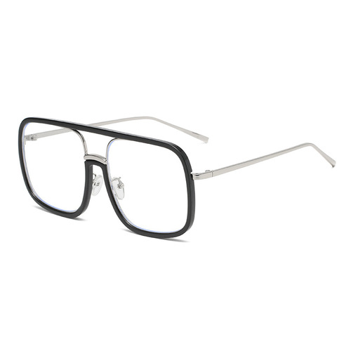 2024 new sunglasses, fashionable anti-blue light frame glasses, styled sunglasses, no makeup slimming sun visors