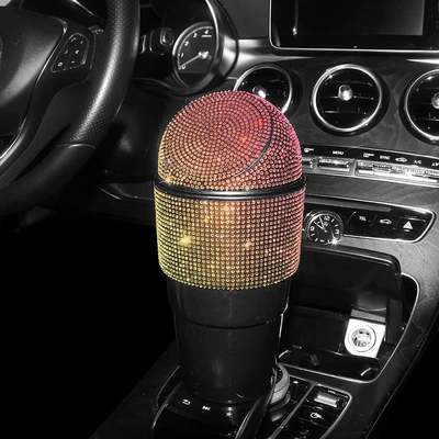 Car storage box Diamond-embedded car Car storage bag/box - colored-diamond
