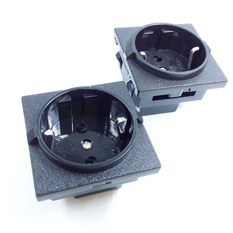 CE认证 欧式卡入式 欧规欧标 德标德式电源插座 韩国插座