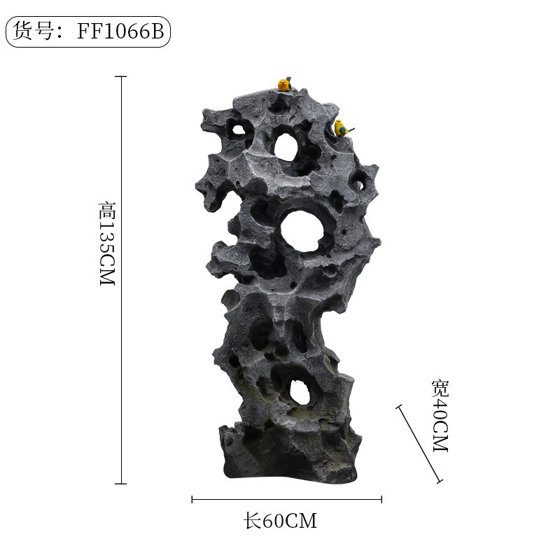 Taihu piedra decoración piso nuevo chino suave decoración interior patio paisaje tiro apoyos decoración simulación Taihu piedra