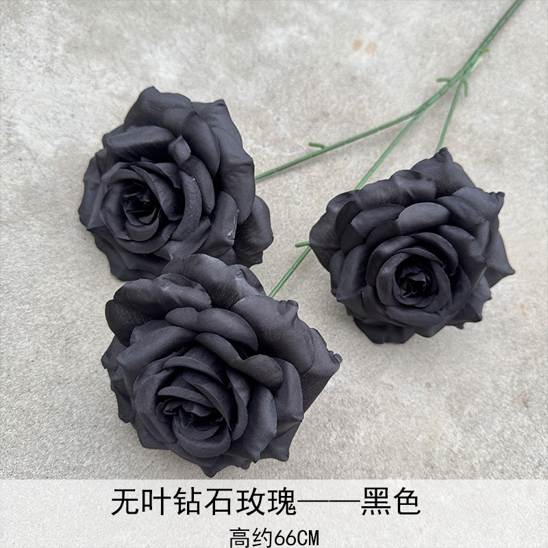 Rosa de diamante negro