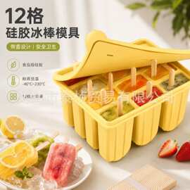 食品级硅胶雪糕模具冰糕冰棒自制冰块家用冷冻制作冰棍冰淇淋激凌