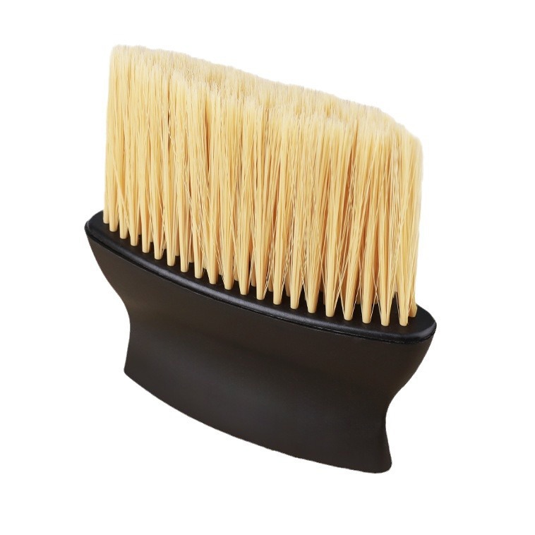 Barrer cepillo de cabello afilado cepillo de cabello cortador de cabello amarillo cepillo plano fabricante de embalaje independiente al por mayor herramientas de peluquería corte de cabello