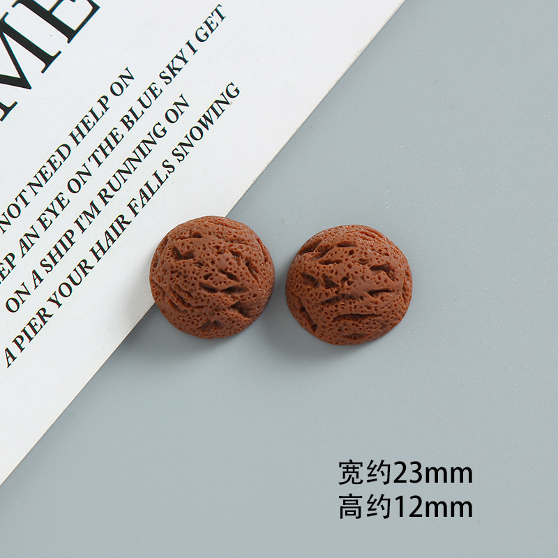 diy 模擬食品おもちゃアイスクリーム半円形アイスクリームボール手作りクリーム接着剤携帯電話ケースヘアピンジュエリー樹脂アクセサリー|undefined