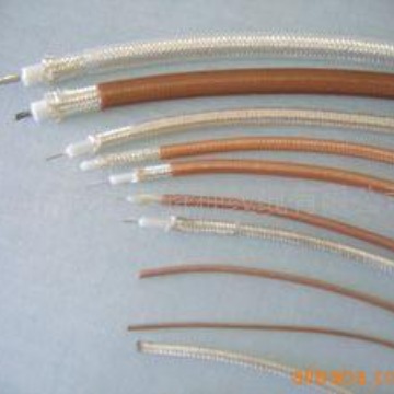 厂家直销高温电线同轴射频导线SFB 玻璃纤维编织 云母硅橡胶线