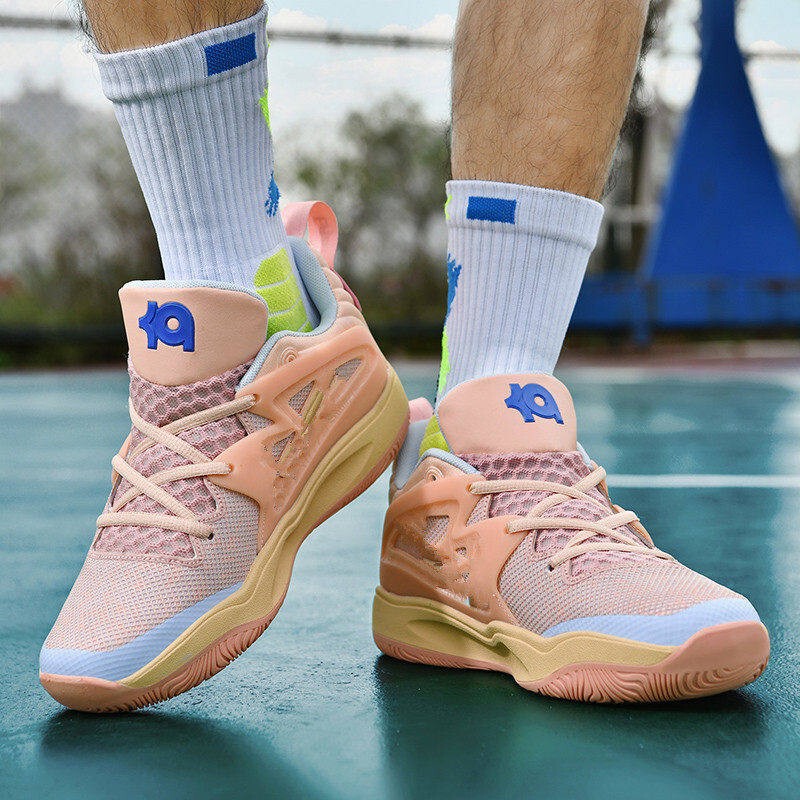 Durant KD15 basketball shoes for men and women, 16th generation, with sound when rubbing, suitable for teenagers, children, and students, wear-resistant, cement court nemesis Durant KD15 basketball shoes for men and women, 16th generation, with sound when rubbing, suitable for teenagers, children, and students, wear-resistant, cement court nemesis