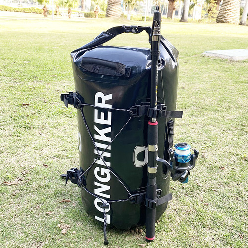 Outdoor waterproof backpack 30L river fishing multi-functional mountaineering cycling caving swimming diving fitness backpack