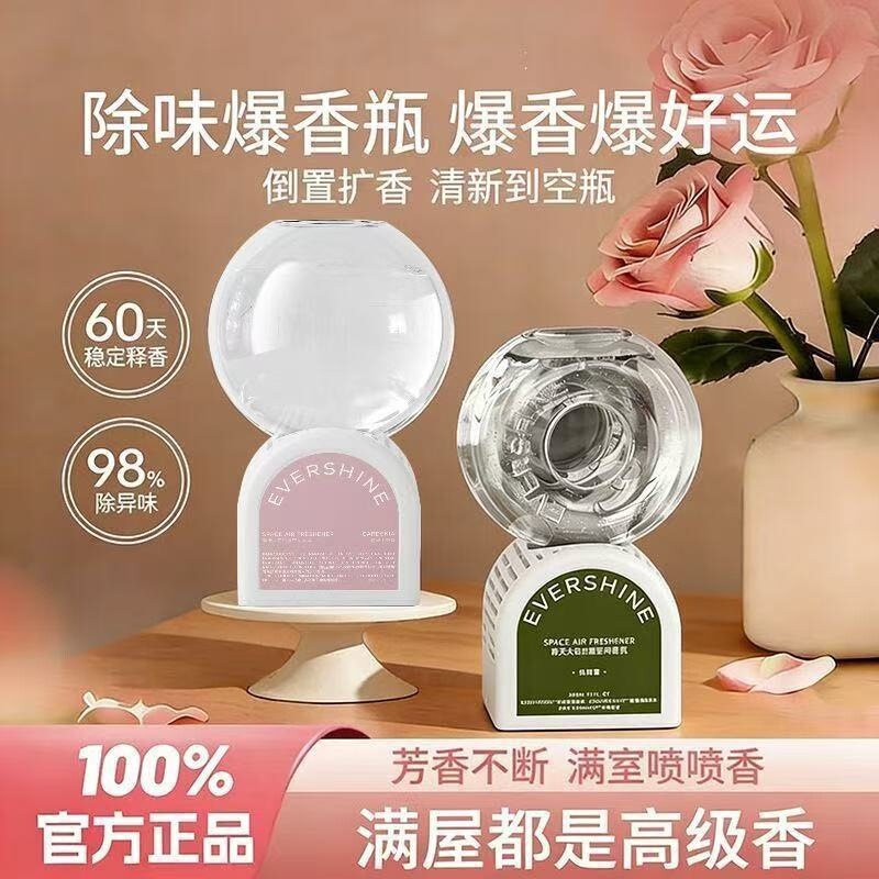 Evershine Sunny Day White Inverted Fragrance Air Freshener for Bedroom, Long-Lasting Fragrance, Bathroom Deodorizer and Odor Eliminator Evershine Sunny Day White Inverted Fragrance Air Freshener for Bedroom, Long-Lasting Fragrance, Bathroom Deodorizer and Odor Eliminator