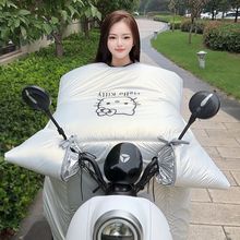 冬季新款挡风电动车加绒防水加大防寒电瓶车加厚防风保暖摩托车