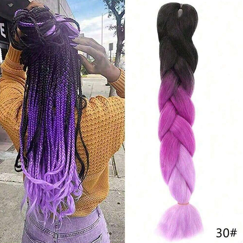 Peruca de trenza africana mujer color trenza artefacto de alta temperatura seda de trenza cabello cabello cab