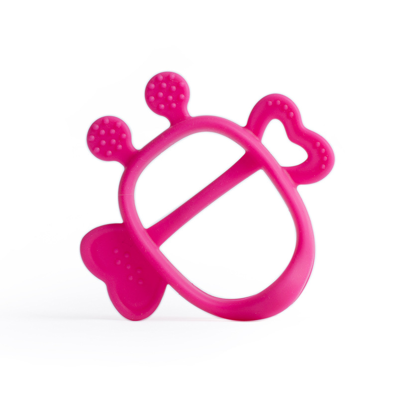 Rt9o5l bee teether [bag rose red]