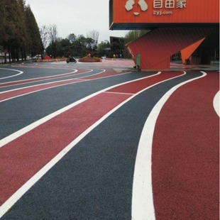 Color permeable concrete permeable floor material C25 C30 reinforcing agent cement