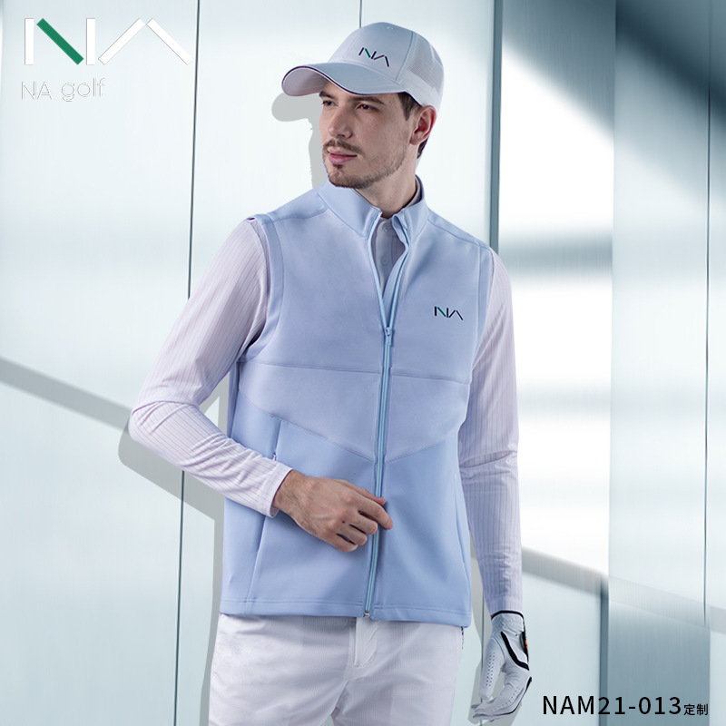 NA Golf Vest Customized Men's Autumn and Winter Vest Sports Waistcoat Middle-aged and Elderly Workwear Customized All-match Fashion Clothes NA Golf Vest Customized Men's Autumn and Winter Vest Sports Waistcoat Middle-aged and Elderly Workwear Customized All-match Fashion Clothes