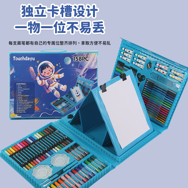 158 pinceles de astronautas 1 de junio día de los niños pinceles de papelería de pintura regalos set al por mayor