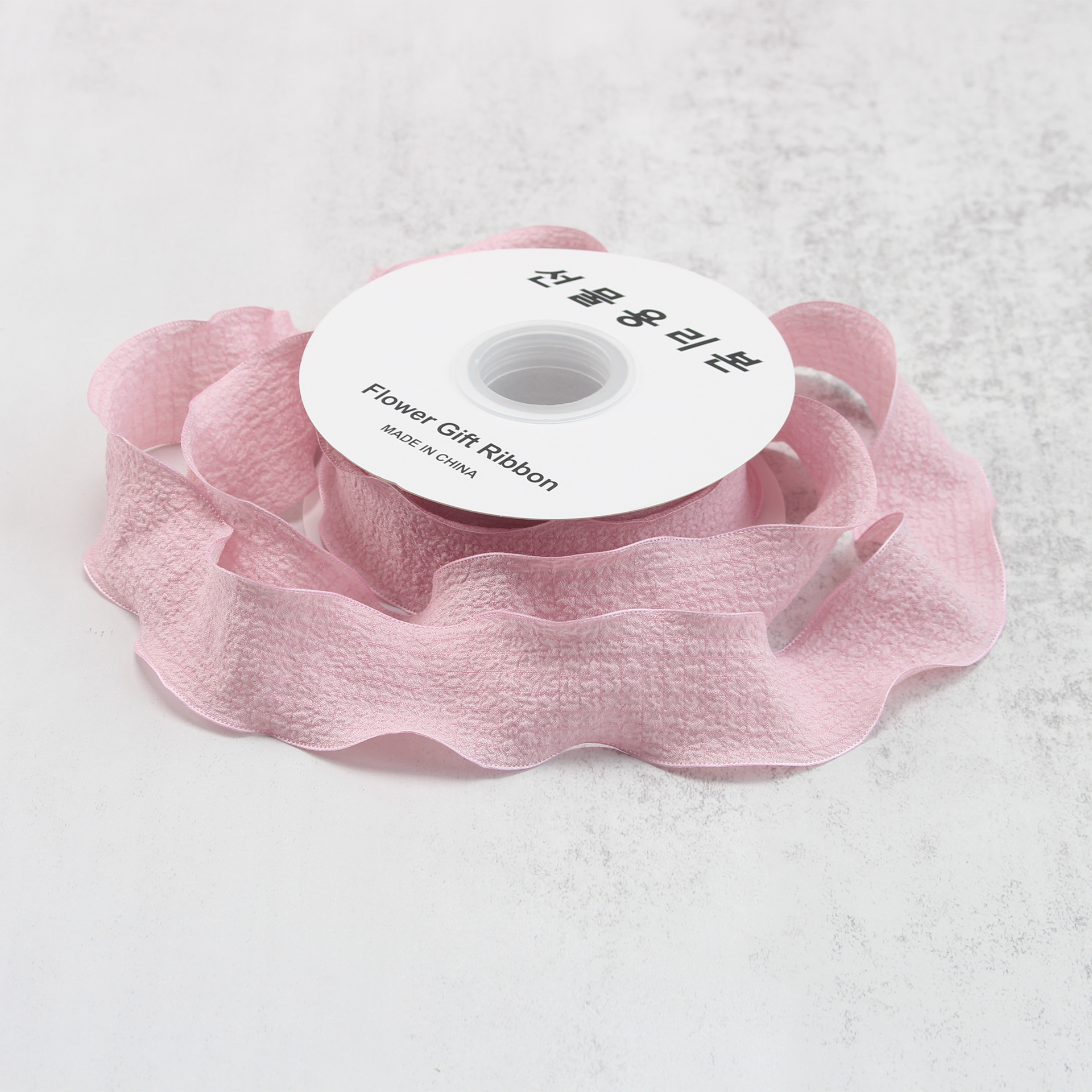 2,5 cinta plisada pastel de flores cola de pescado cinta de hilo embalaje para hornear caja de regalo de encaje arco de encaje DIY
