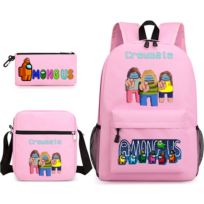 Entre nosotros tres piezas mochila Juego periférico anime a lo largo de nosotros