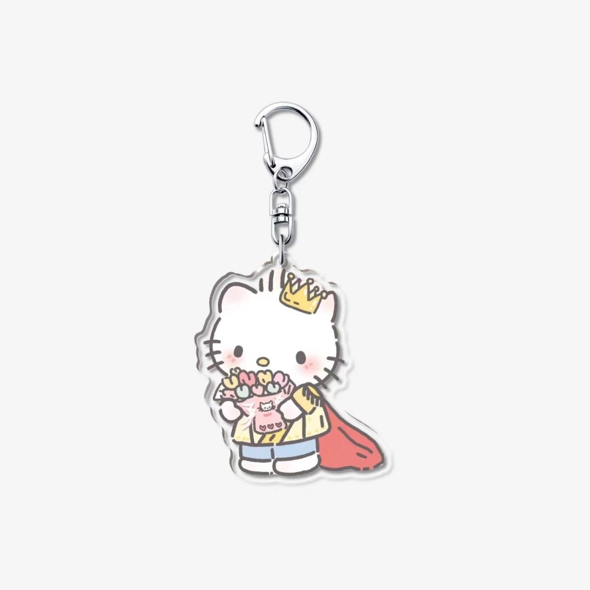 Sanrio colgante KT acrílico llavero pareja ins caricatura lindo bolso colgante regalo de Navidad