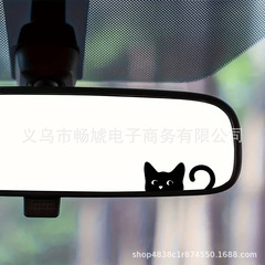 子猫バックミラー趣味シールクロスボーダーtemu希音同モデルサポート