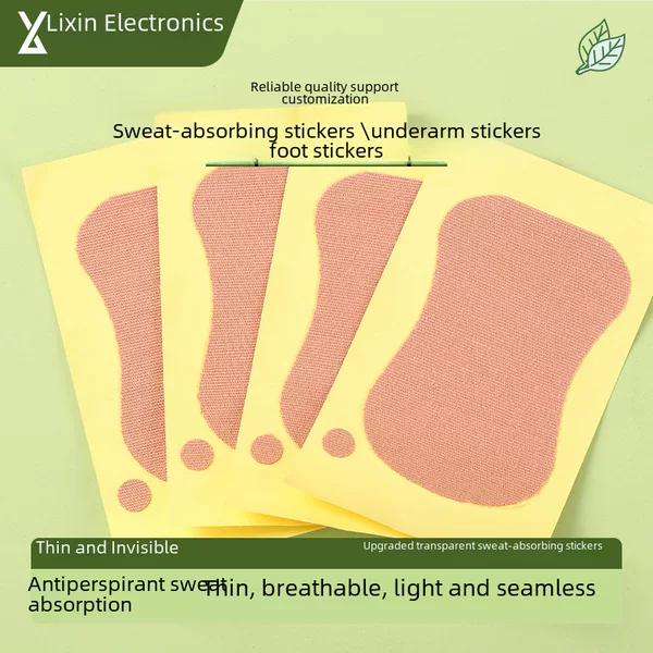 Men's and Women's Armpit Sweat-Absorbent Patches, Disposable Sweat-Absorbent Patches, Antiperspirant Patches, Summer Outdoor Sports Armpit Sweat-Absorbent Patches