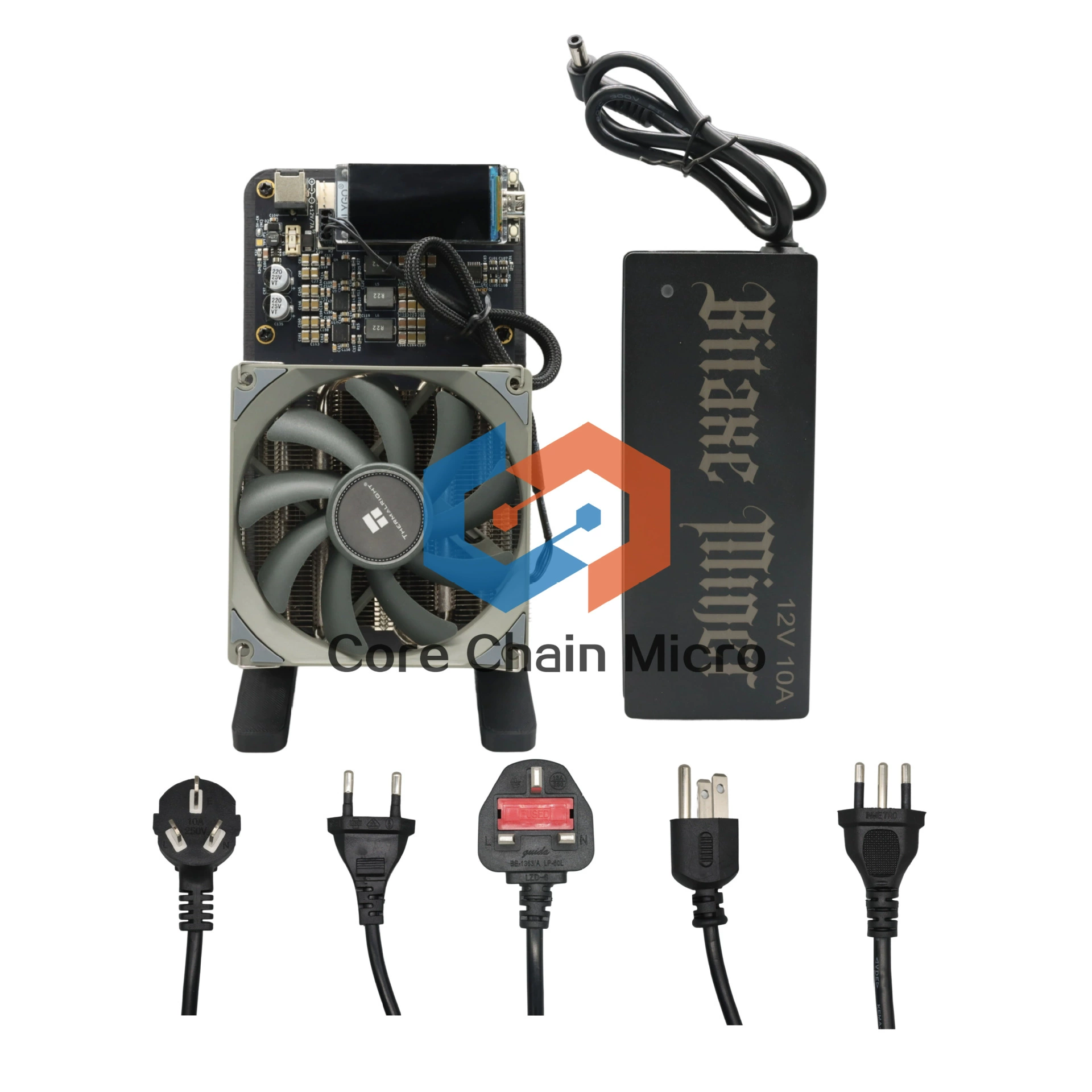 NerdQaxe++ 4.8T домашний бесшумный музыкальный передатчик 4xBM1370 чипы ASIC новый на складе
