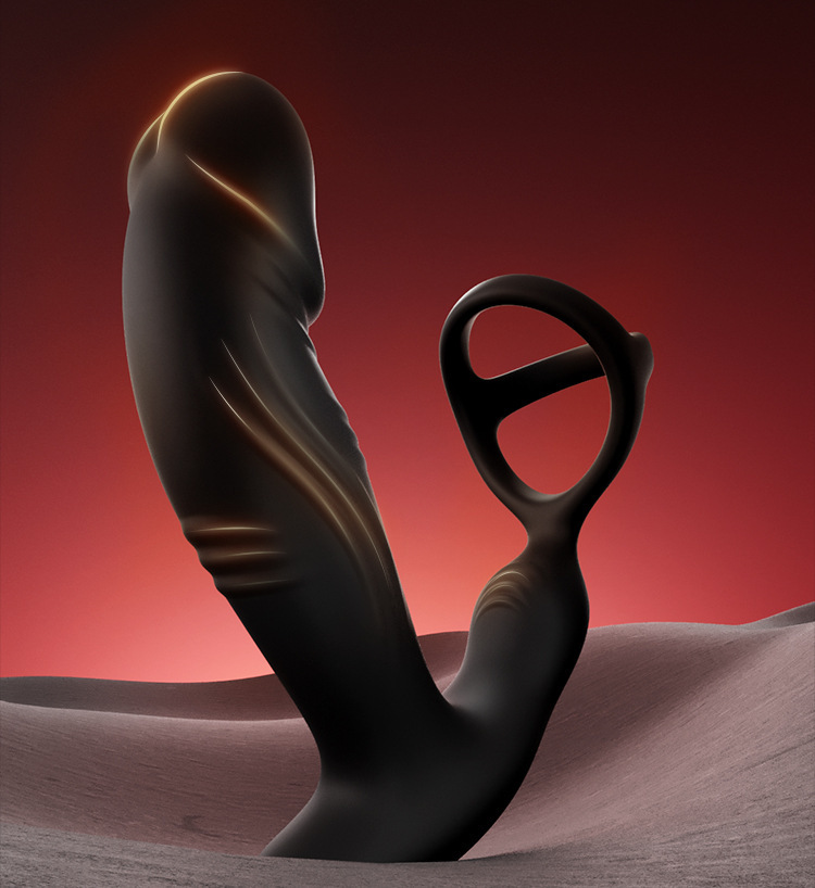 Remote-Controlled Prostate Massager with Anal Plug, Silicone Male Stimulator — detail image 25
