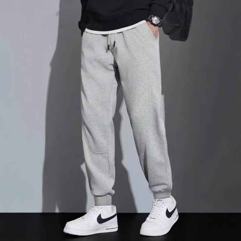 Casual Slim-Fit Men's Jogger Sweatpants with Cuffs for Teenagers and Students Casual Slim-Fit Men's Jogger Sweatpants with Cuffs for Teenagers and Students