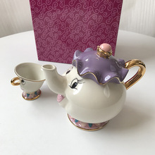 日韓茶煲太太造型陶瓷茶具水壺家居裝飾禮盒裝聖誕禮物擺件茶壺