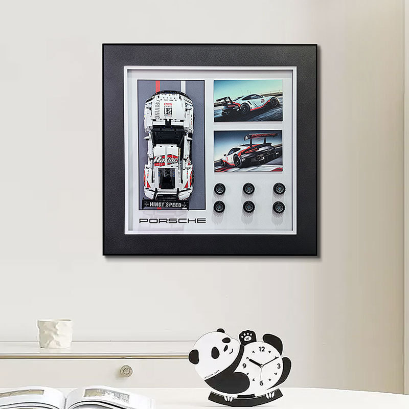 Sala de estar Entrada Pintura decorativa Bloques de construcción tridimensionales Coche mural de pared superior Habitación infantil Dormitorio Motocicleta Pintura colgante