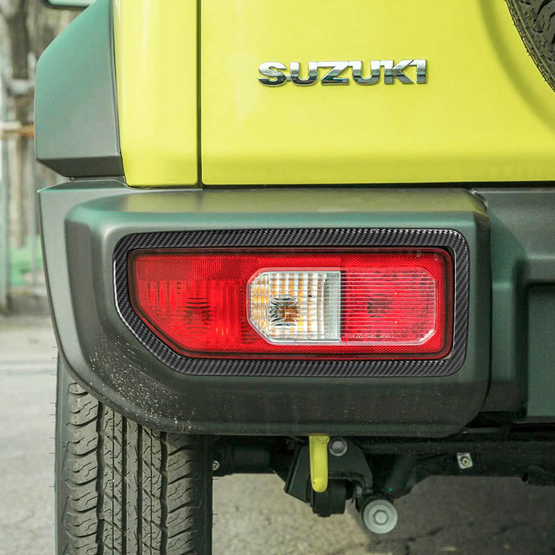 Suitable for 19-25 Suzuki Jimny Jimny Front and Rear Fog Lamp Decorative Frame Fog Lamp Cover Exterior Modification Accessories