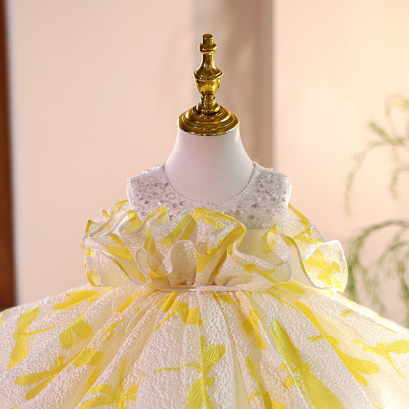 Mutter & Kinder Kinder Tutu Prinzessinnenkleid Mädchen Geburtstagsparty Outfit Klavierauftritt Modenschau Blumenmädchen erster Geburtstag_voghion.com