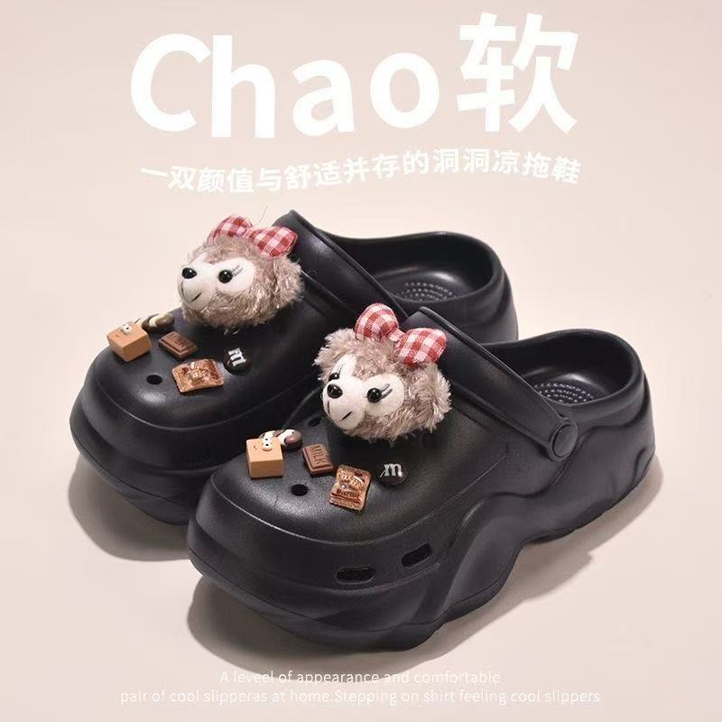 Thick-Soled Women's Clogs for Summer, Eva Non-Slip Cartoon Outdoor Beach Sandals, Wholesale in Stock Thick-Soled Women's Clogs for Summer, Eva Non-Slip Cartoon Outdoor Beach Sandals, Wholesale in Stock