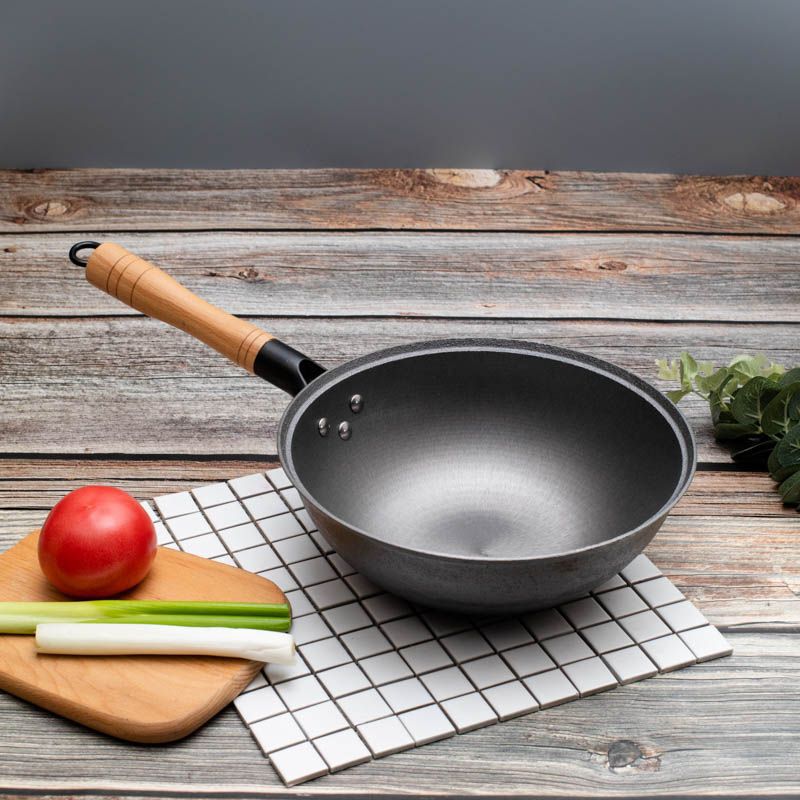Small wok 22 type dish number iron cast iron uncoated old-fashioned…