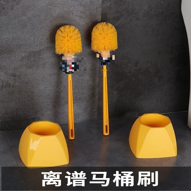 Креативный мультфильм Липп унитаз щетка унитаз без мертвого угла чистящие щетки куклы домашнее пластиковая ванная щетка