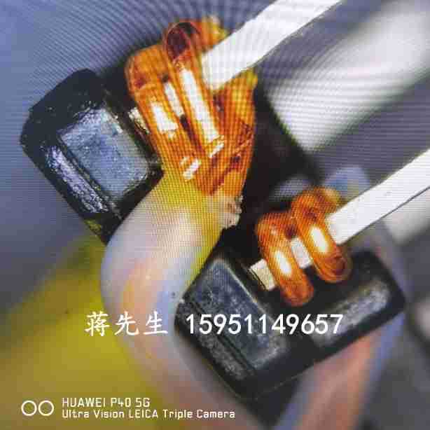 高频变压器 三层绝缘线绕针脚容易焊锡不漏电CO2激光自动脱皮机