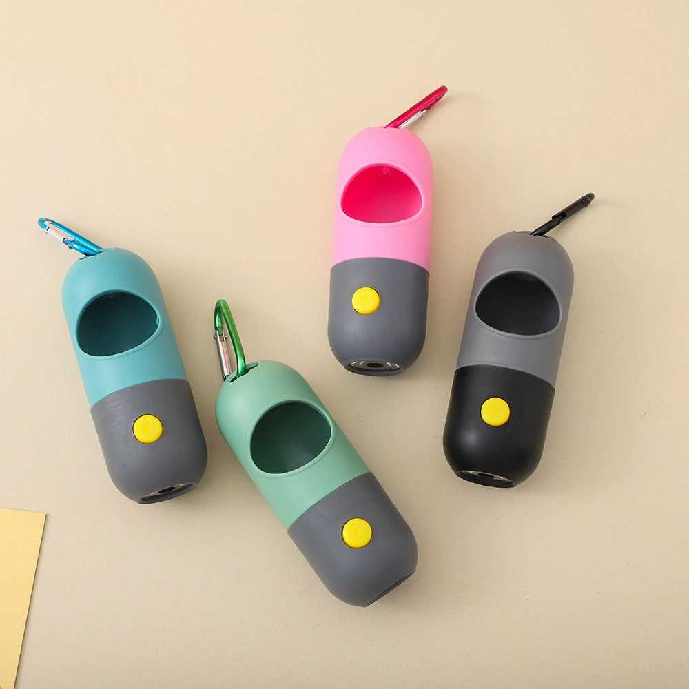 Трансграничная капсула диспенсер для мешков для мусора LED портативный ящик для хранения туалетной сумки костюм чистящие средства для собак оптом