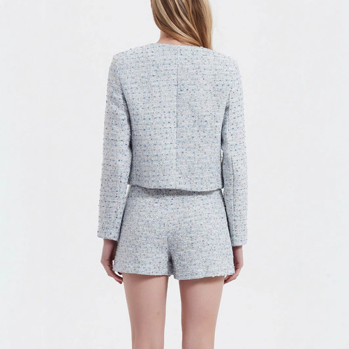 Clearance sale European and American style fashion texture set spring and autumn small fragrance wind suit coat + A word skirt pants 
