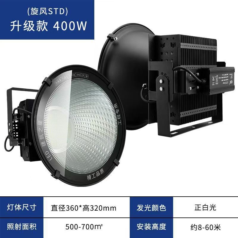 led鳍片式塔吊灯 2000w探照灯 户外工业照明高杆灯高空作业灯|undefined