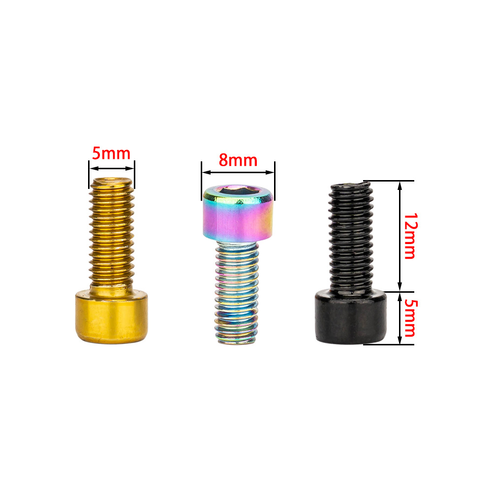 ZTTO Bicicleta Tanque de agua Tornillo Montaña Muerto Carretera Camión plegable Taza de agua M5 * 12MM Acero inoxidable 304