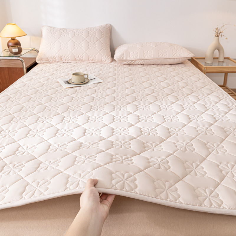 그린-카키 A급 콩 항균 매트리스 이후