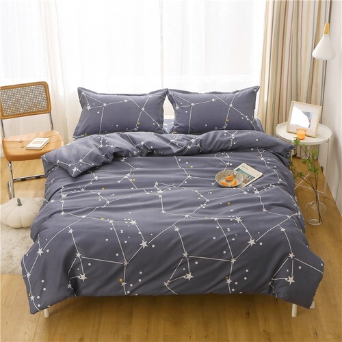 Four-piece set suitable for all four seasons, student dormitory bed sheet single piece velvet double-layered three-piece set, skin-friendly duvet cover single sheet