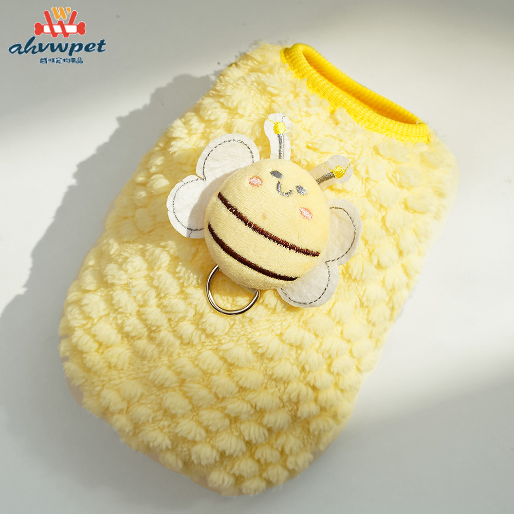 Explosiones transfronterizas perros cachorros gatos mascotas perros otoño invierno ropa perros artículos para gatos abejas Teddy Bo Mei