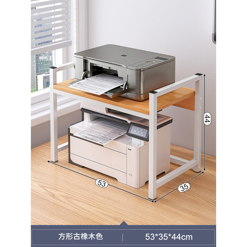 [H형 하이트닝] 더블 레이어 53x35x44-고대 참나무 + 화이트 프레임✓✓