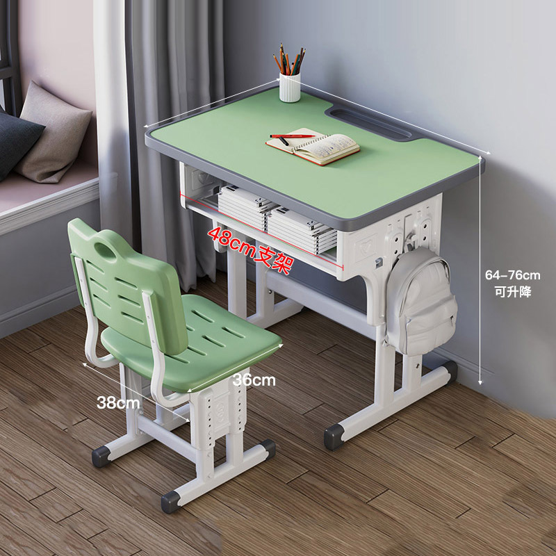 Children's Learning Desks and Chairs Primary and Secondary School Students Desks and Chairs Training Institutions Tutoring Class Boys and Girls Writing Homework Desk and Chairs