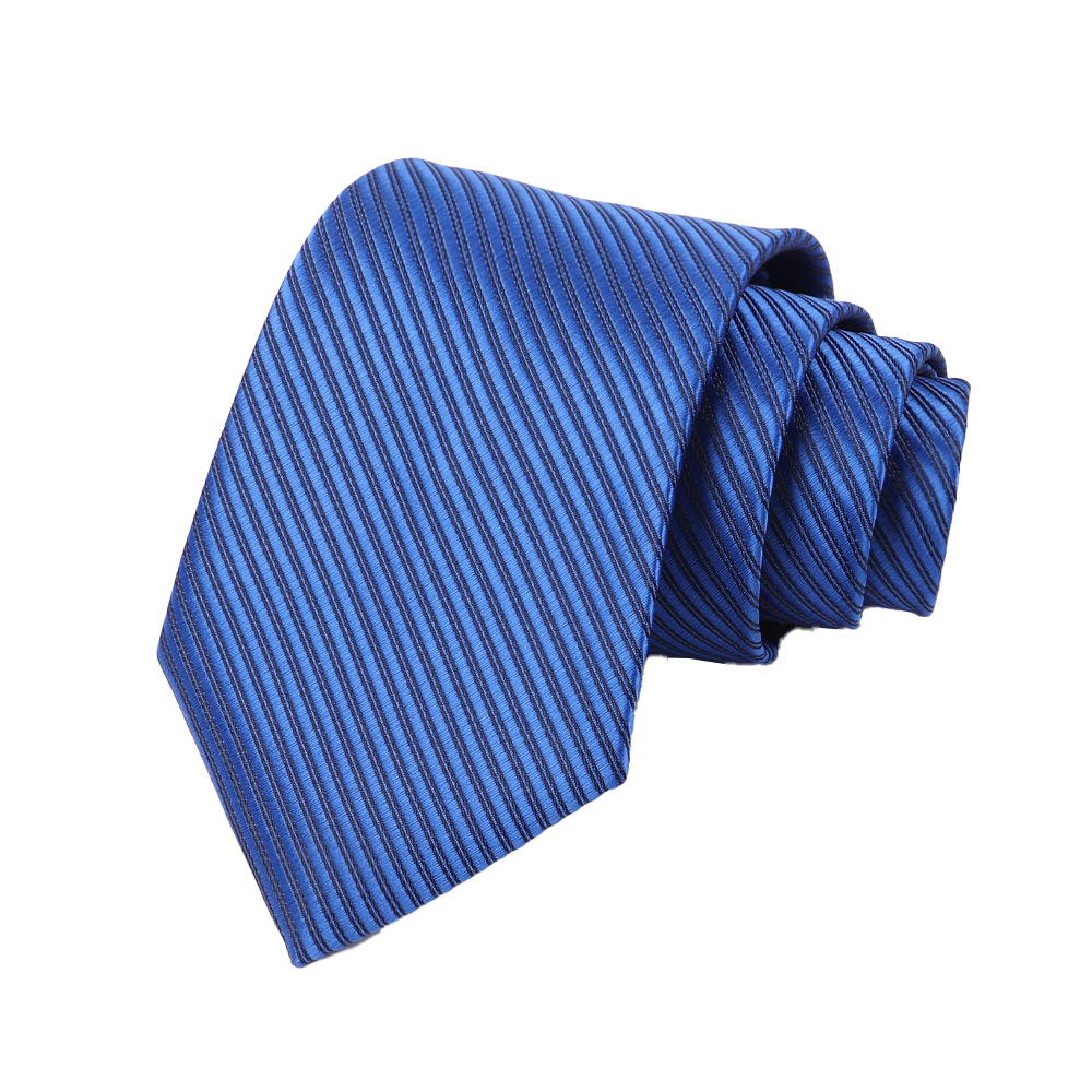 Corbata de hombre 8cm para hombre, bordado jacquard de alta calidad para hombre, corbata de negocios, corbata de seda de poliéster, fábrica al por mayor
