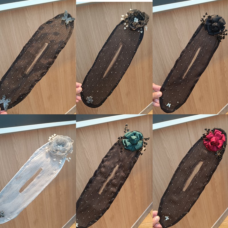 Herramienta para peinar el cabello en moño para personas perezosas, clip para moño, herramienta de peinado de mariposa de alta gama para atar el cabello en la parte posterior de la cabeza para mujeres.