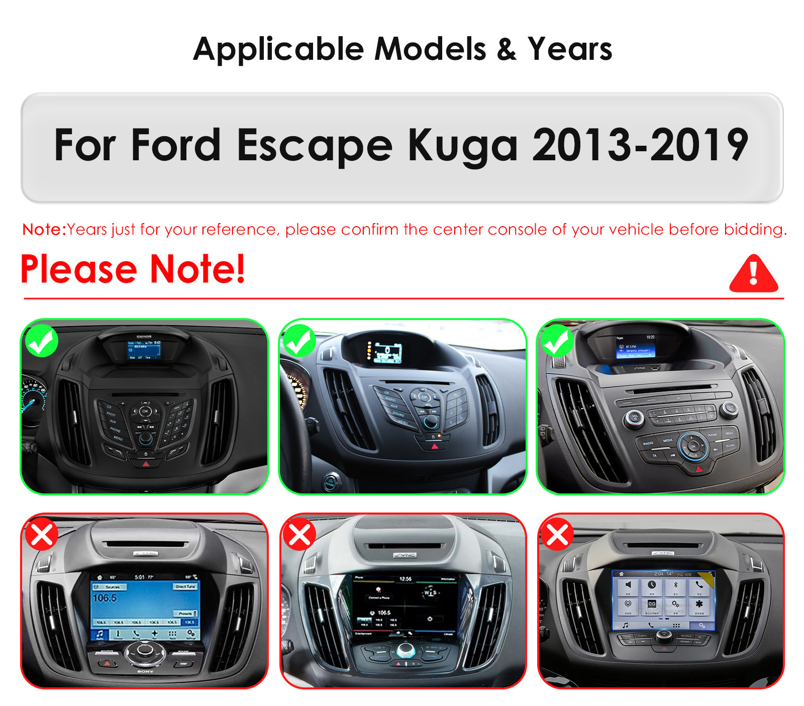 Suitable for 13-17 Ford Maverick 9-inch HD Large Screen Navigator Car Smart Android DVD Navigation GPS